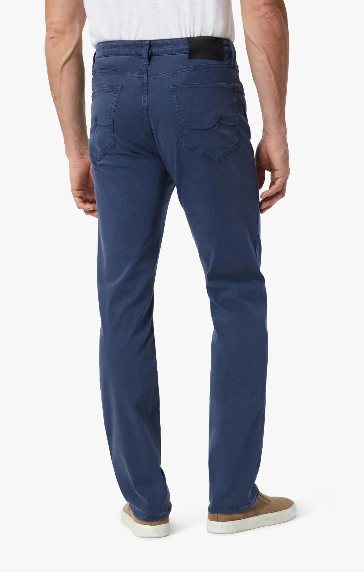 34 Heritage 5-Pockets Charisma Relaxed Straight Leg Pants In Dark Denim Twill