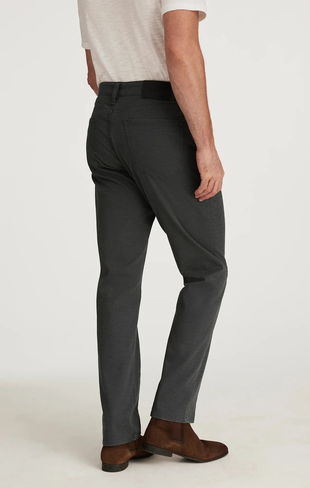 34 Heritage 5-Pockets Charisma Relaxed Straight Pants in Iron Coolmax