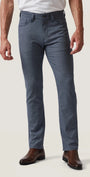 34 Heritage 5-Pockets Charisma Relaxed Straight Pants - Navy Fancy
