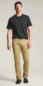 34 Heritage 5-Pockets Courage Straight Leg Pants in Beige Honeycomb