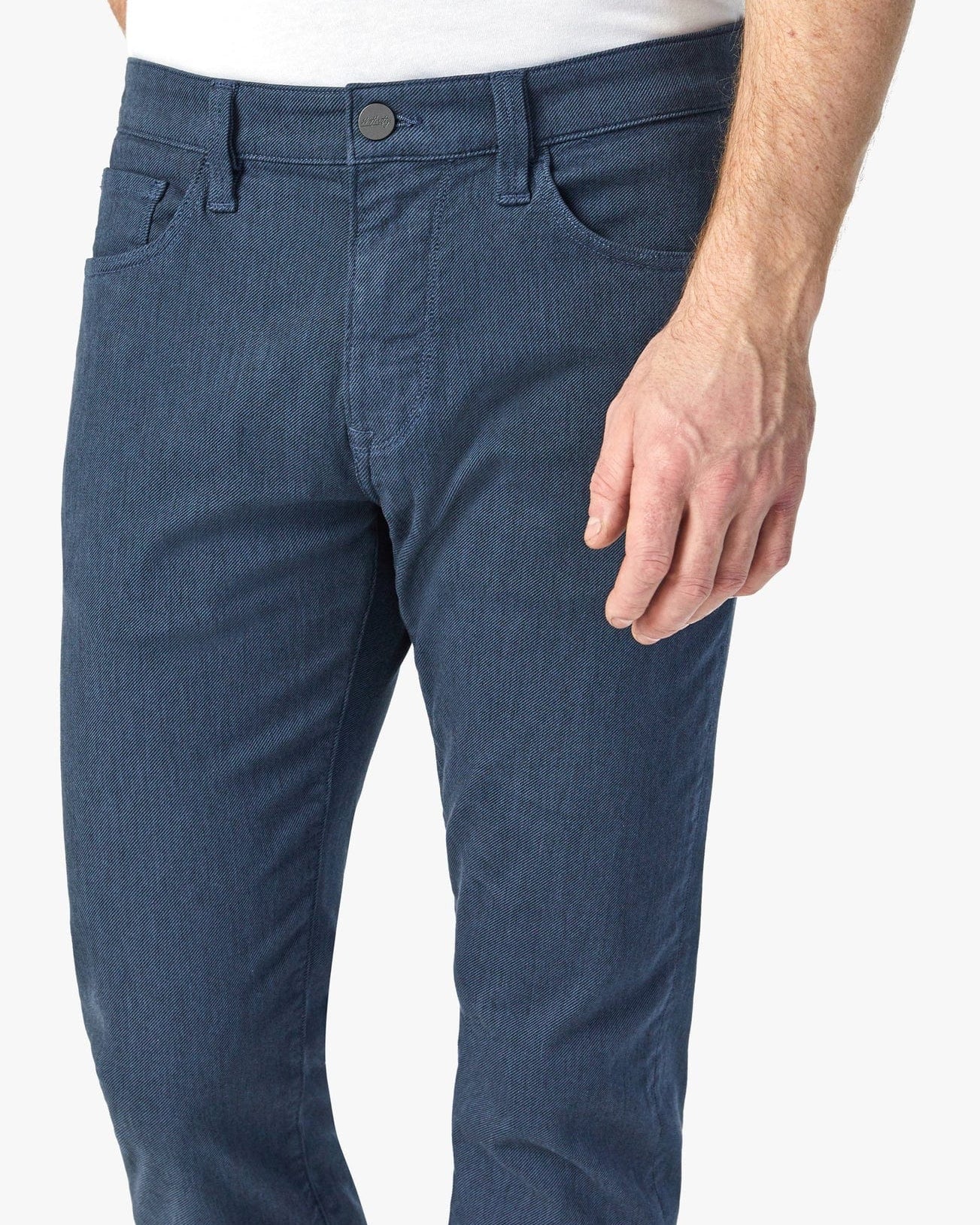 34 Heritage 5-Pockets Courage Straight Leg Pants In Insignia Blue Diagonal
