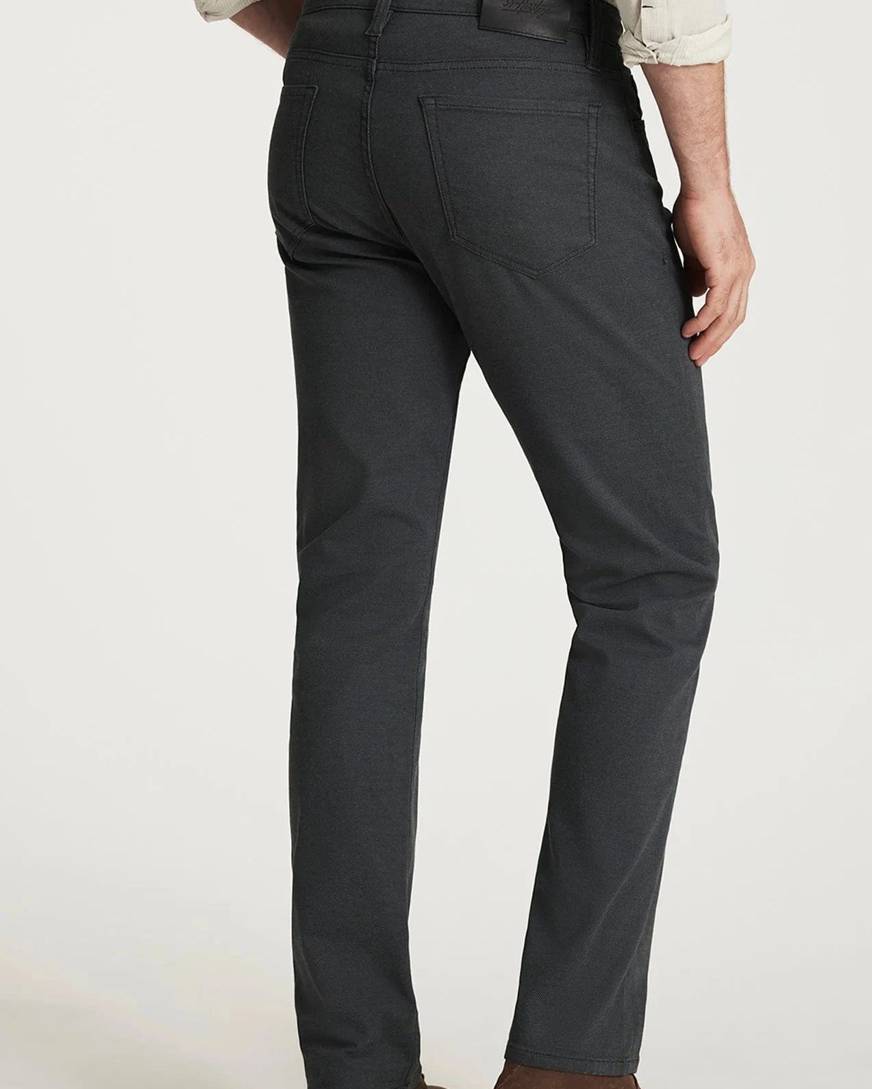 34 Heritage 5-Pockets Courage Straight Leg Pants in Iron Coolmax