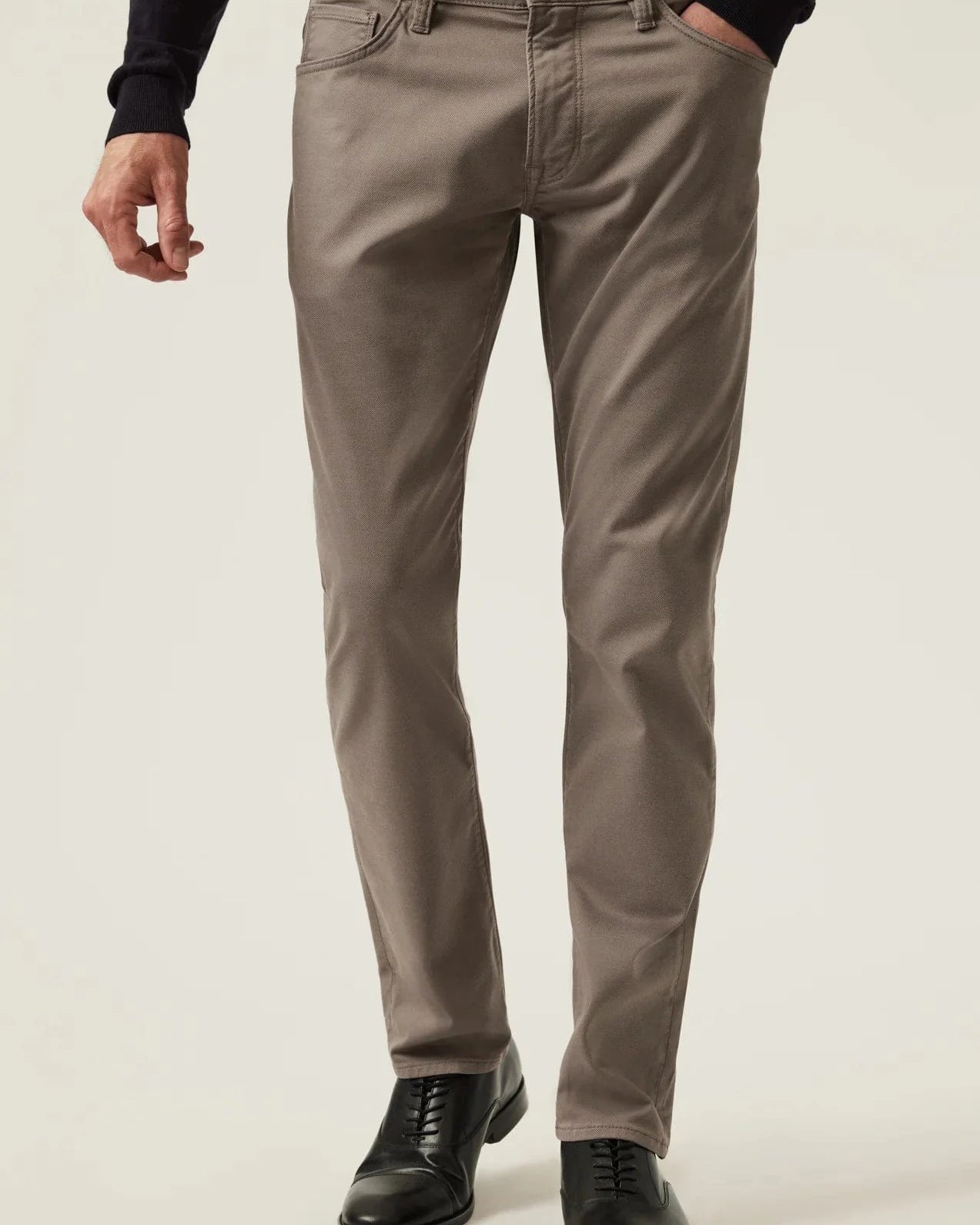 34 Heritage 5-Pockets Courage Straight Leg Pants in Taupe Coolmax
