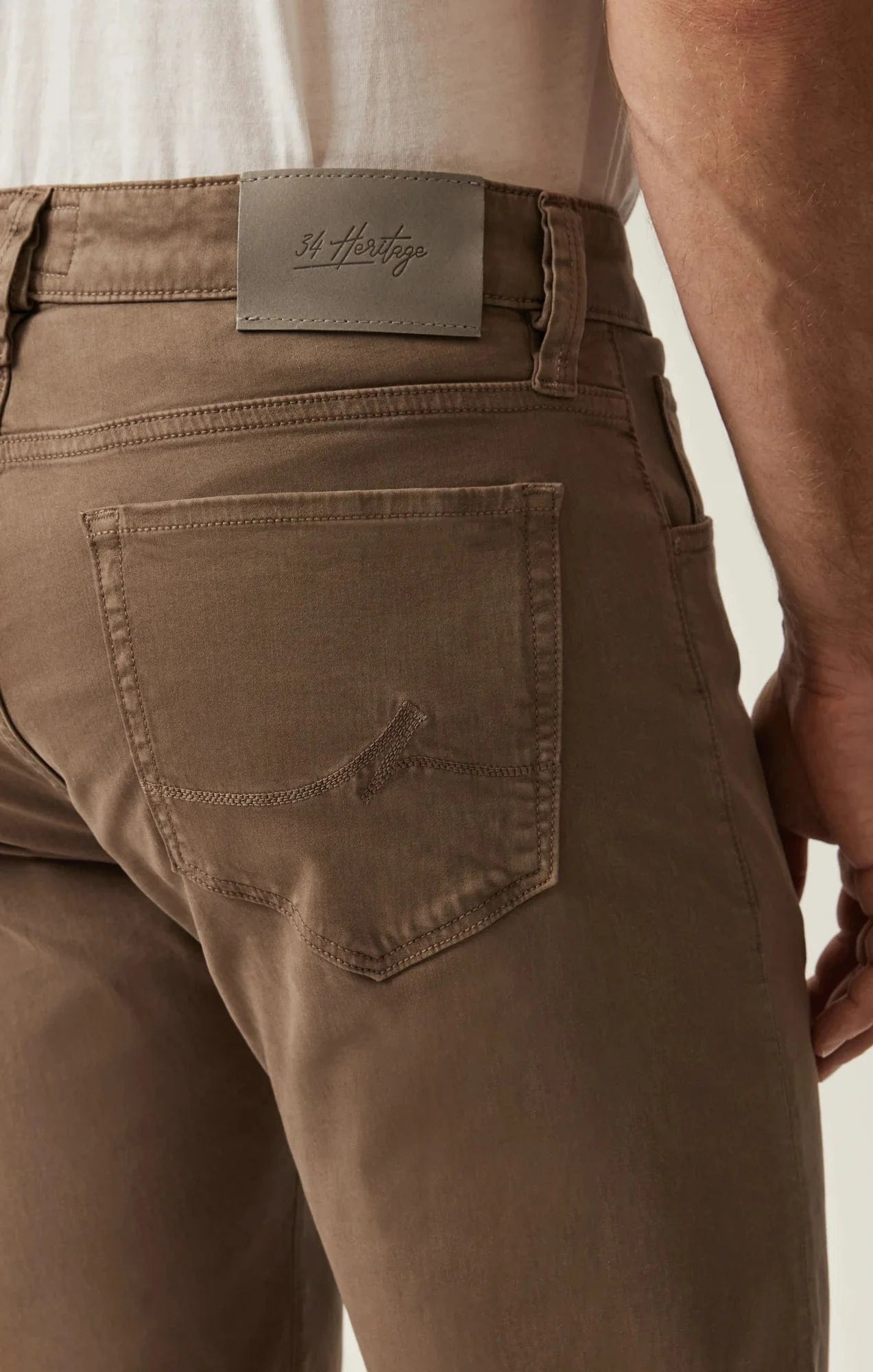 34 Heritage 5-Pockets Courage Straight Leg Pants in Timber Twill
