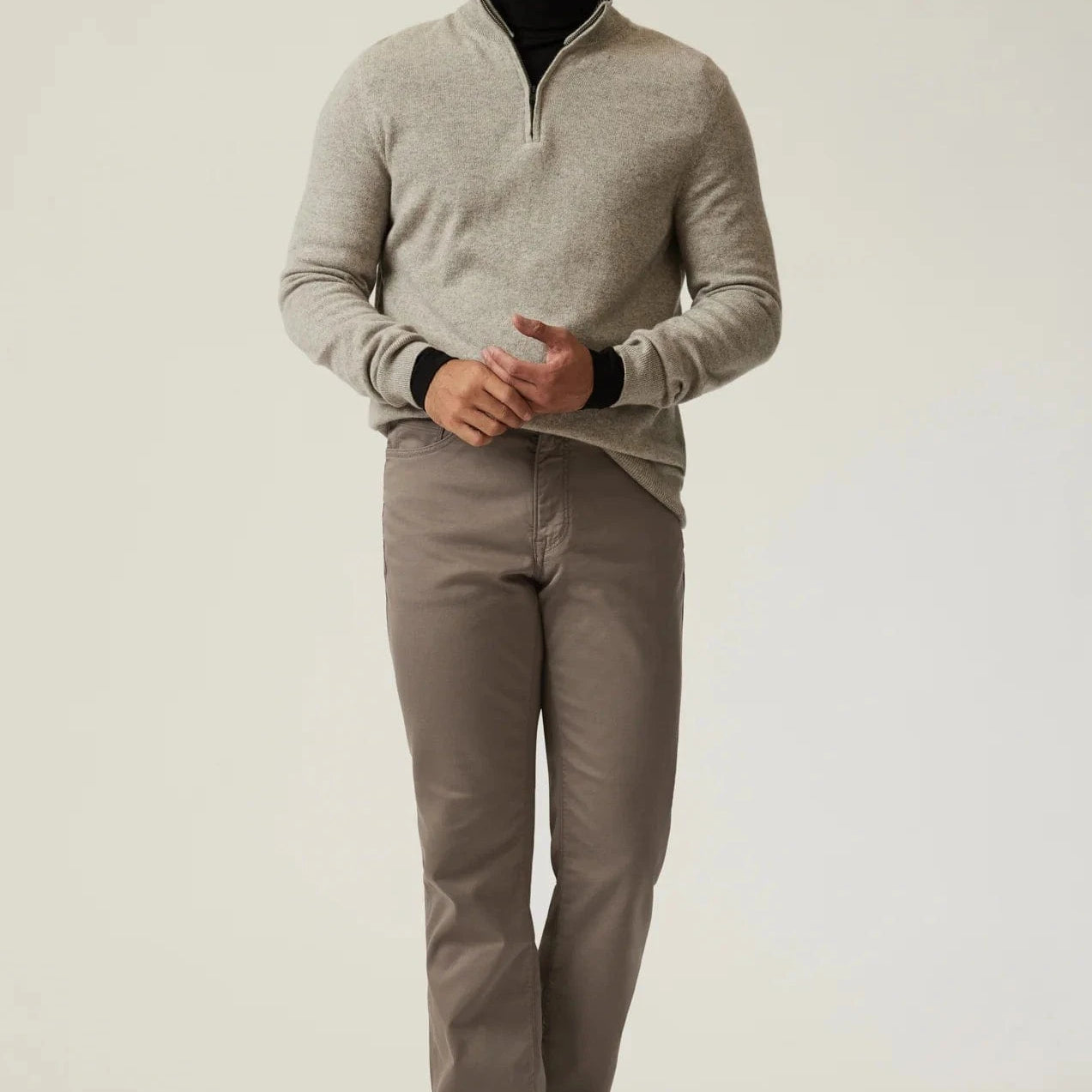 34 Heritage 5-Pockets TAUPE COOLMAX / 33X30 Charisma Relaxed Straight Pants in Taupe Coolmax