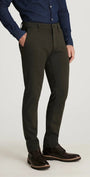 34 Heritage Chinos DARK OLIVE HIGH FLYER / 31X30 Verona Slim Leg Chinos in Dark Olive High Flyer