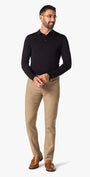 34 Heritage Chinos Verona Slim Leg Chino Pants In Khaki High Flyer