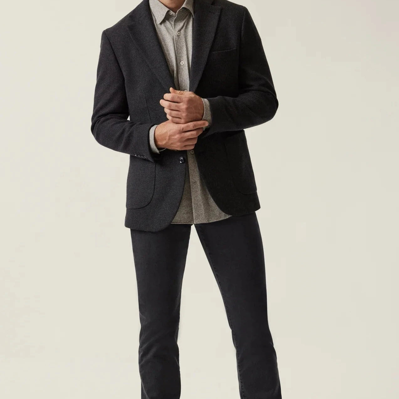 34 Heritage Denim SMOKE BRUSHED URBAN / 31X30 Courage Straight Leg Pants in Smoke Urban