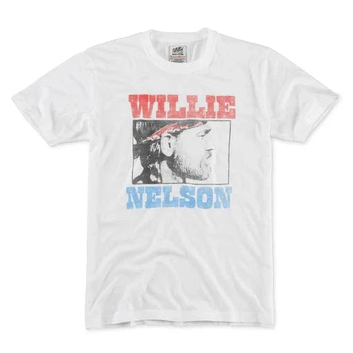 American Needle T-Shirts Vintage Fade Brass Tacks Tshirt - Willie Nelson