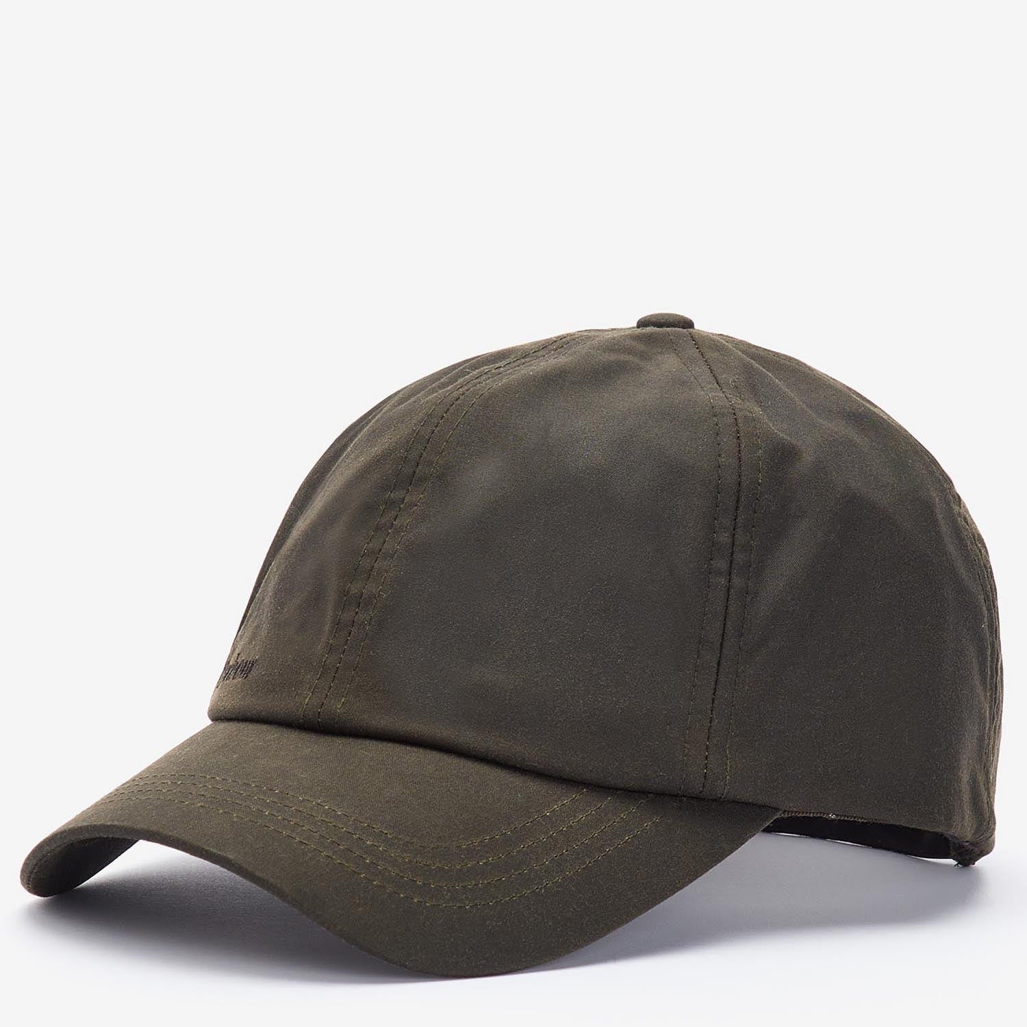 Barbour Hats OLIVE Waxed Sports Cap