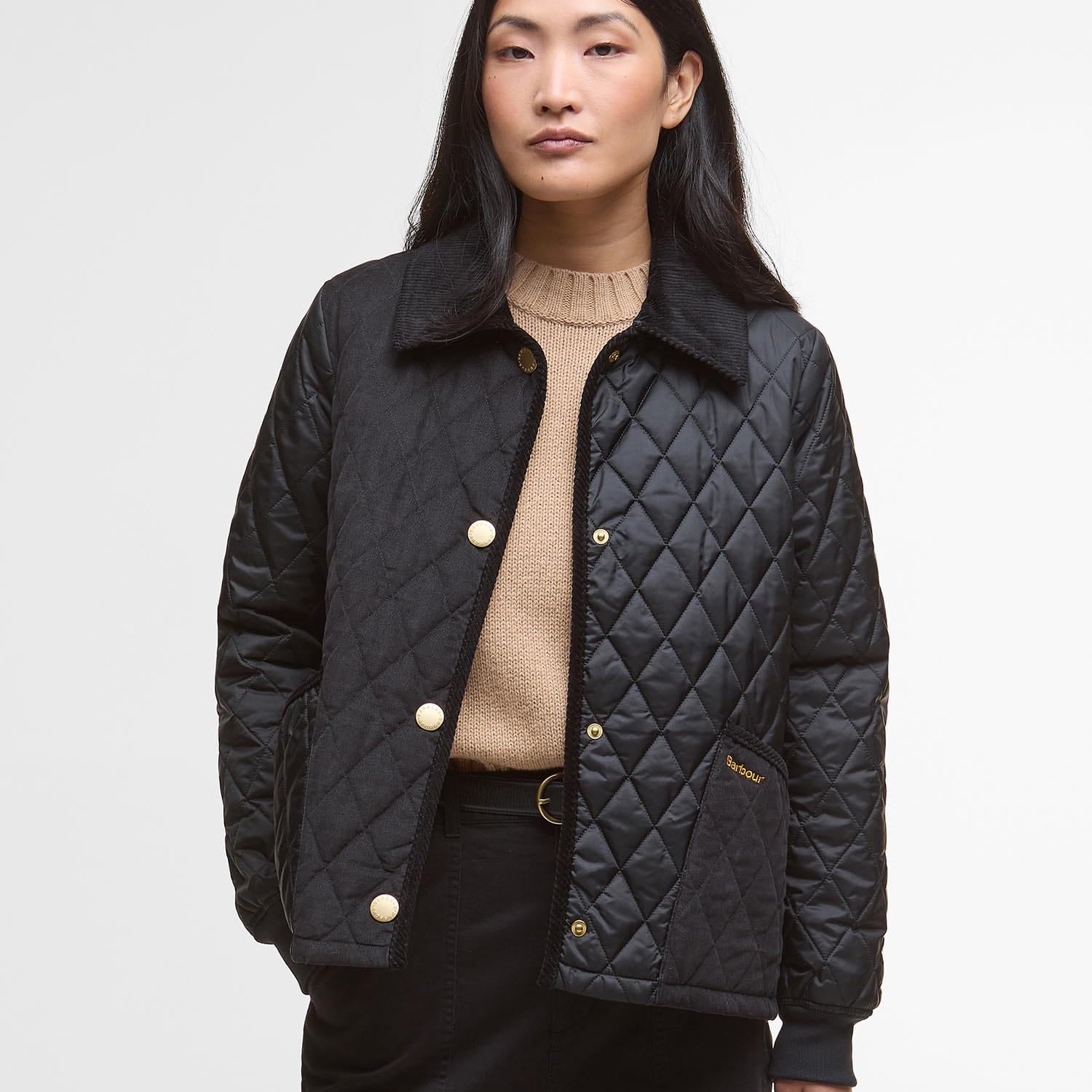 Barbour Jackets BLACK/CLASSIC TARTAN / 4 Marla Quilted Jacket