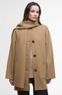 Barbour Jackets CAMEL / 4 Clementine Wool Scarf Coat