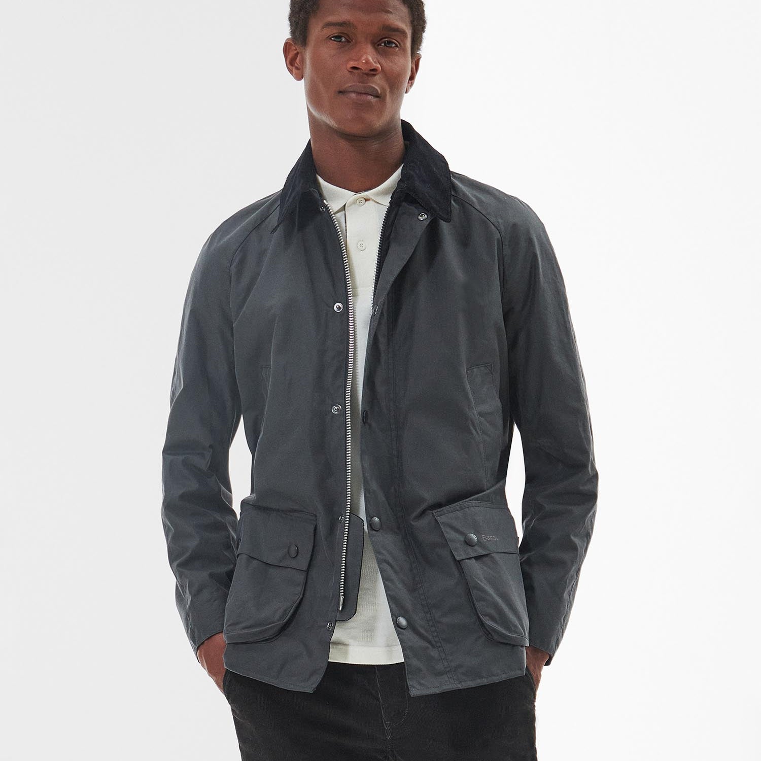 Barbour Jackets GREY / XL Ashby Wax Jacket