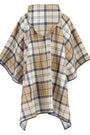 Barbour Jackets HESSIAN/NAVY BR52 / OS Portree Tartan Showerproof Poncho