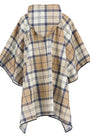 Barbour Jackets HESSIAN/NAVY BR52 / OS Portree Tartan Showerproof Poncho
