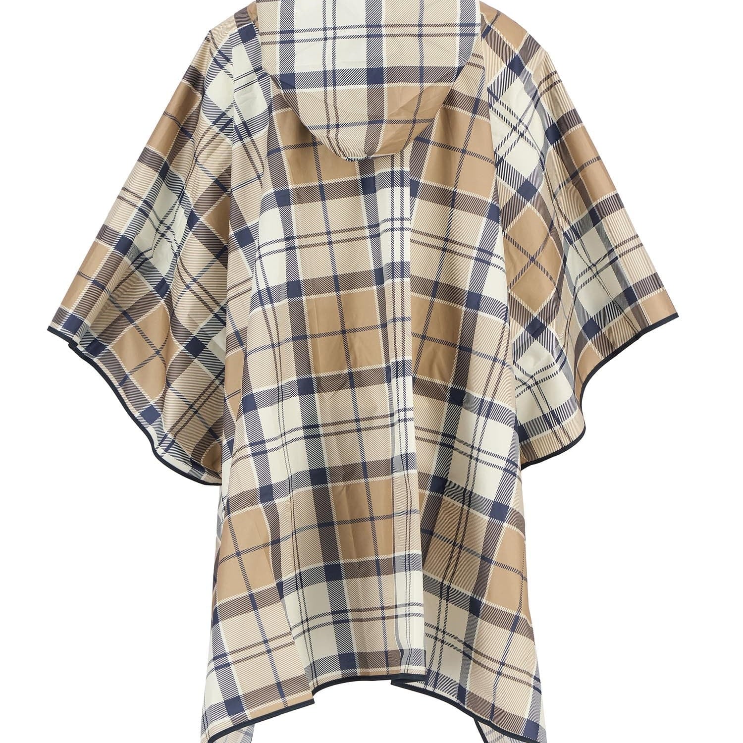 Barbour Jackets HESSIAN/NAVY BR52 / OS Portree Tartan Showerproof Poncho