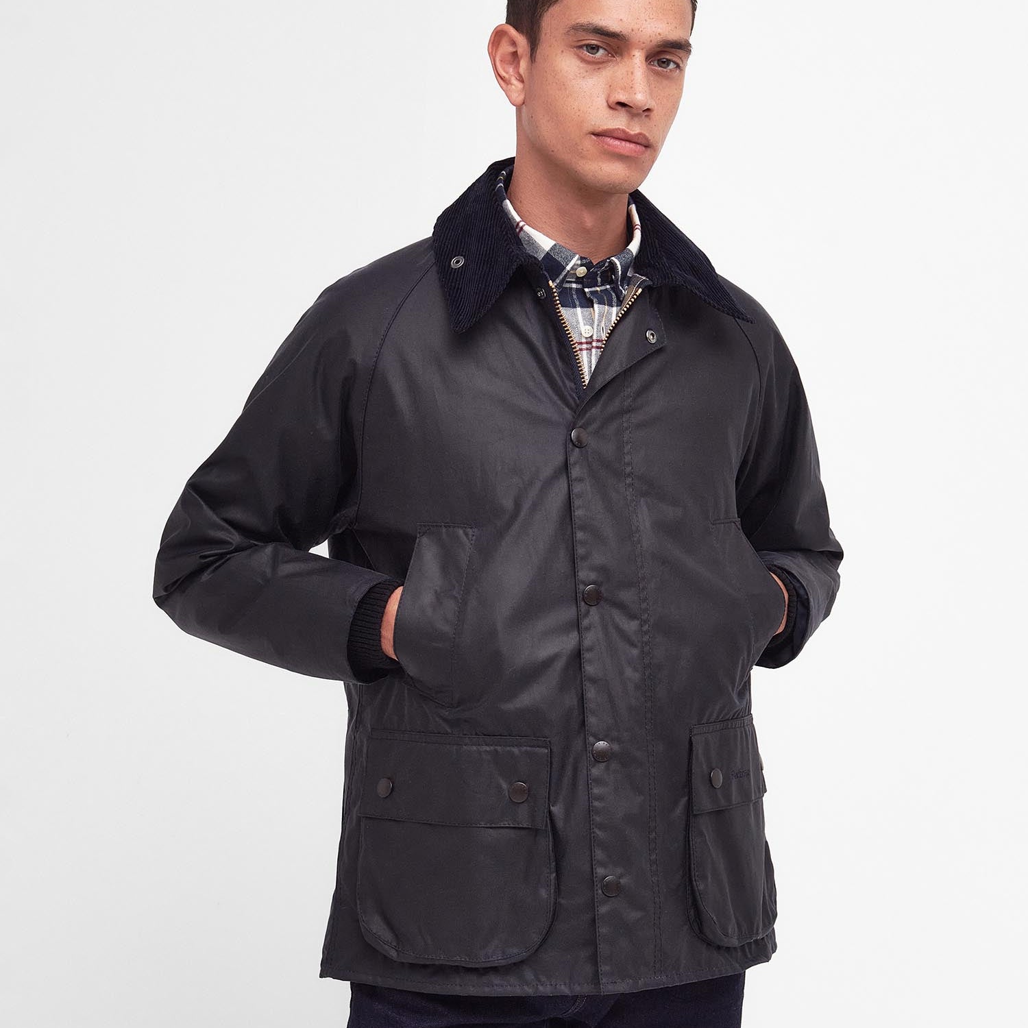 Barbour Jackets NAVY / 44 Bedale Waxed Jacket