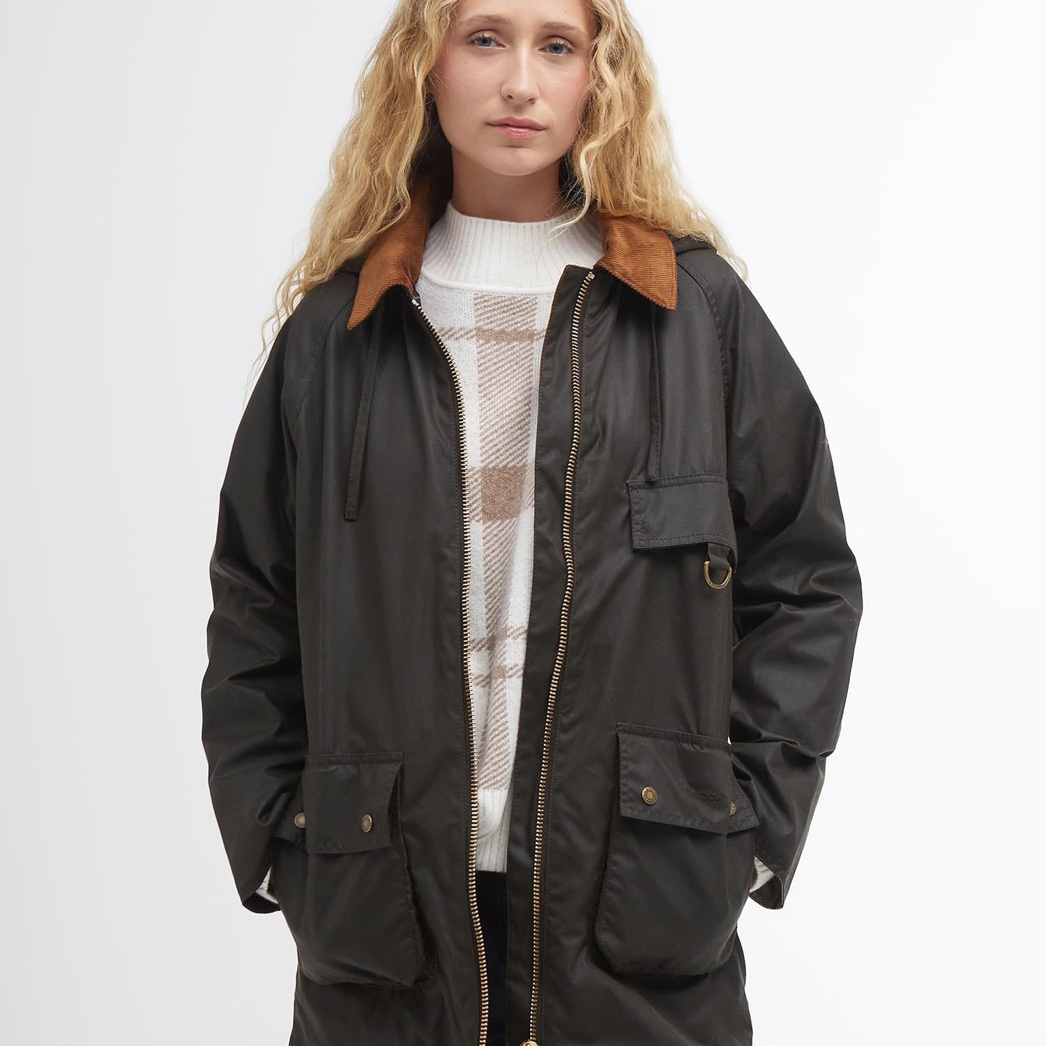 Barbour Jackets OLIVE / 4 Highclere Waxed Jacket
