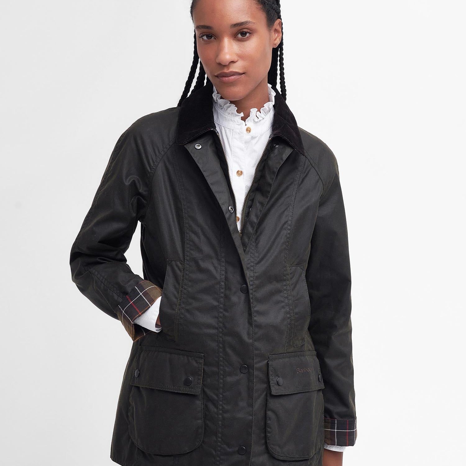 Barbour Jackets OLIVE / US0 Classic Beadnell® Waxed Jacket