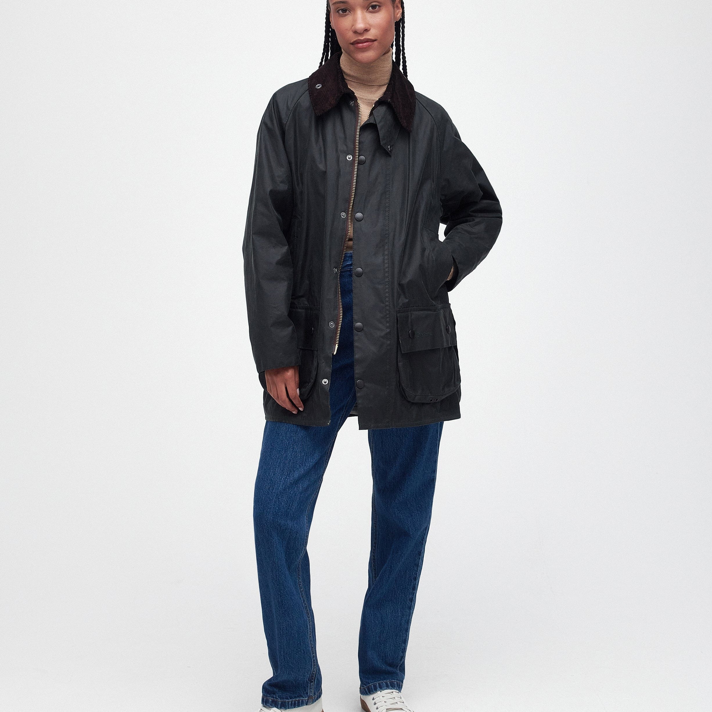 Barbour Jackets SAGE / 34 Beaufort Waxed Jacket