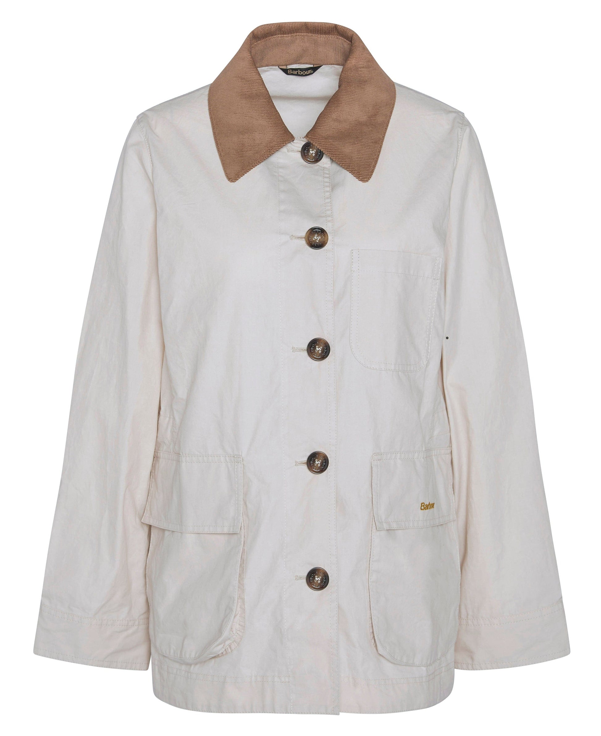 Barbour Outerwear Averie Showerproof Jacket - Oatmeal/ Ancient Tartan