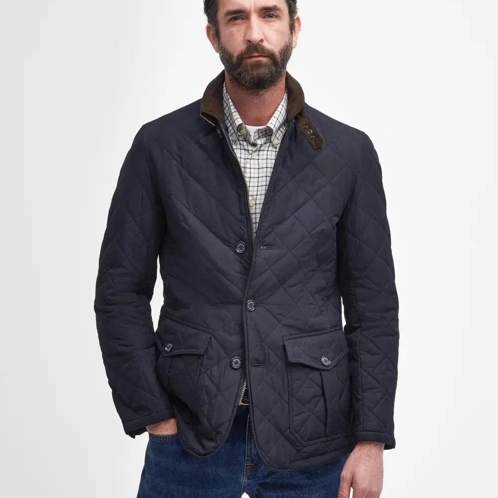 Barbour Outerwear Classic Navy / S Lutz Quilted Jacket