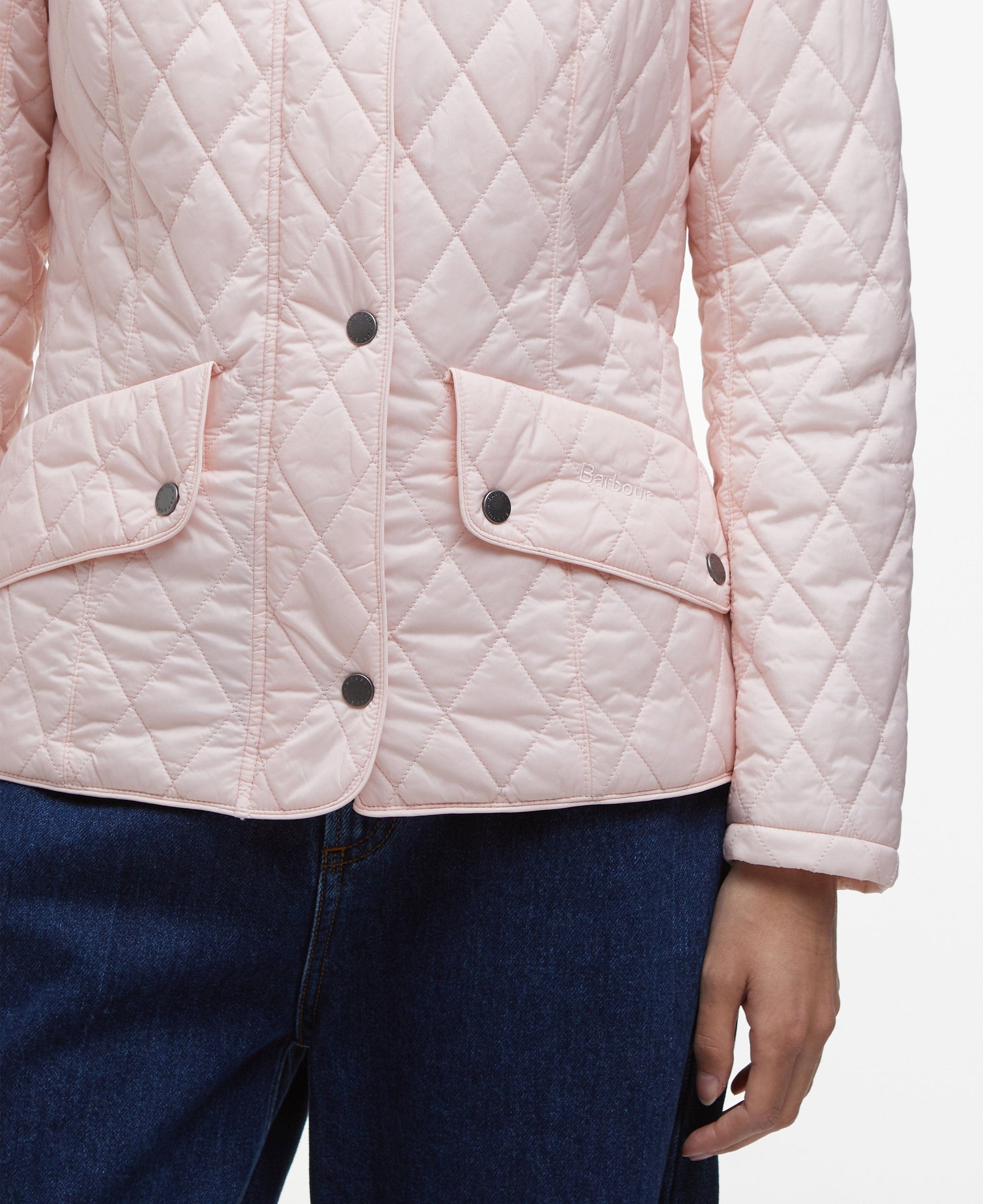 Barbour Outerwear Flyweight Cavalry Quilted Jacket - Primrose Pink