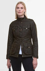 Barbour Outerwear Olive/Classic / 4 Winter Defence Waxed Jacket