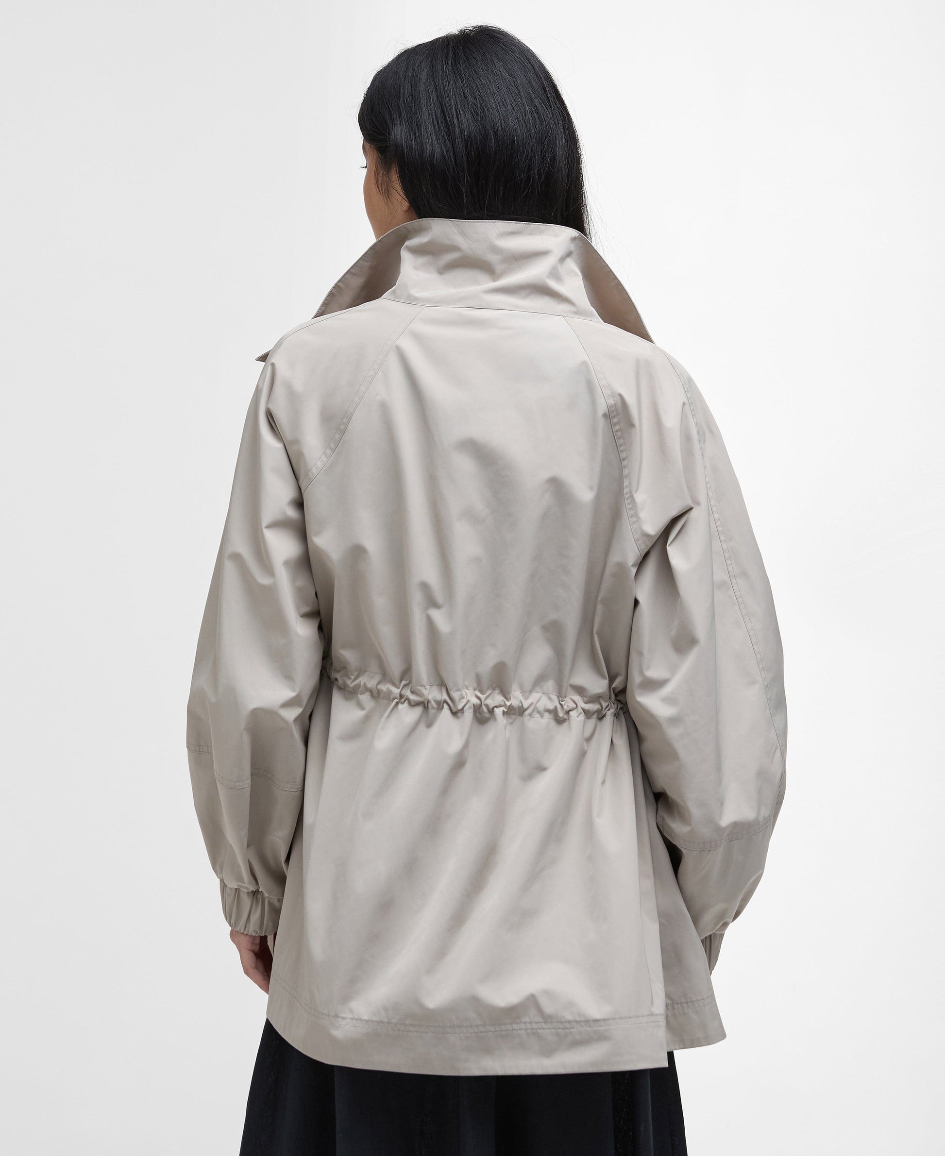 Barbour Outerwear Suri Showerproof Jacket - Light Sand/Safari Dress Tartan