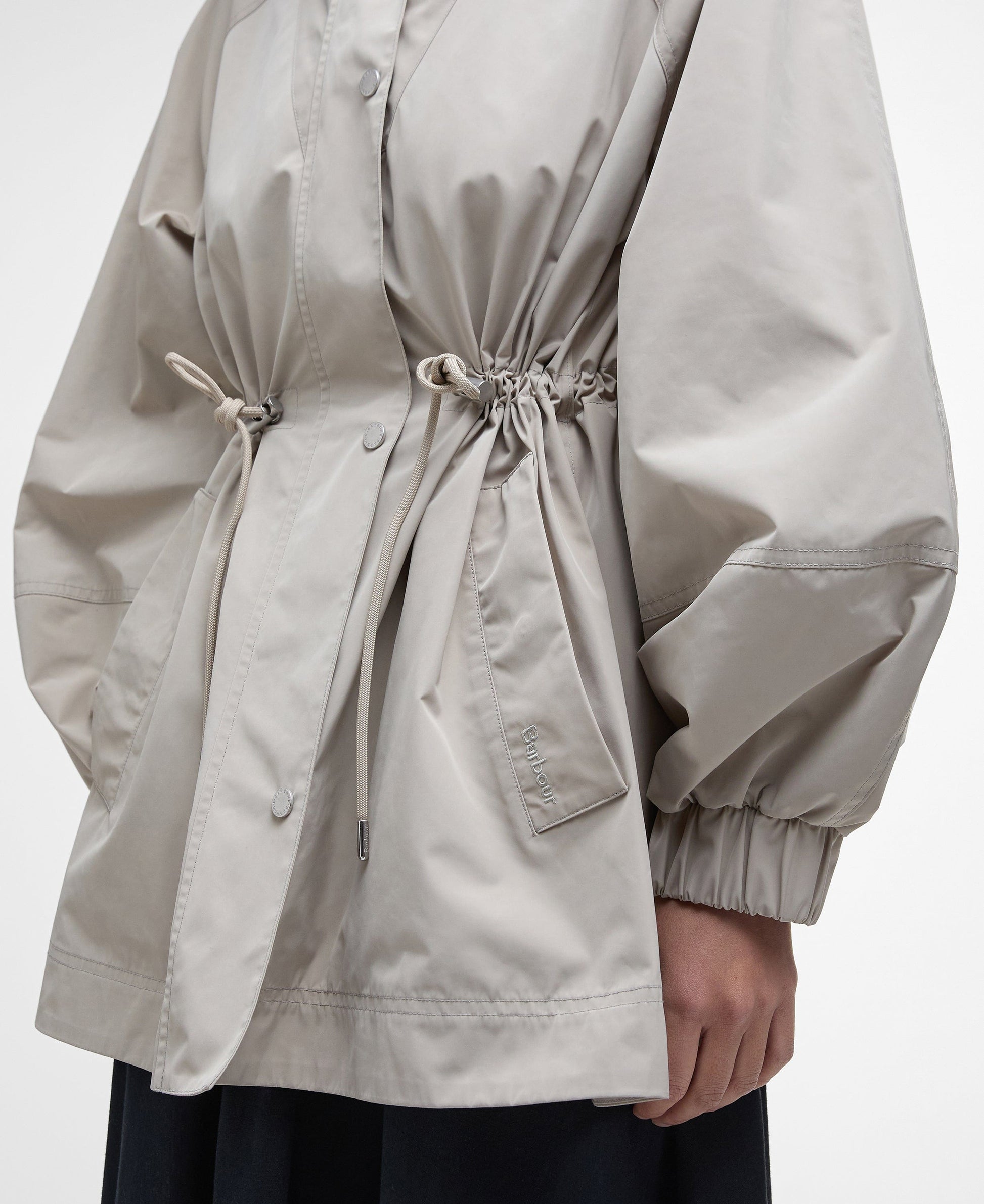 Barbour Outerwear Suri Showerproof Jacket - Light Sand/Safari Dress Tartan