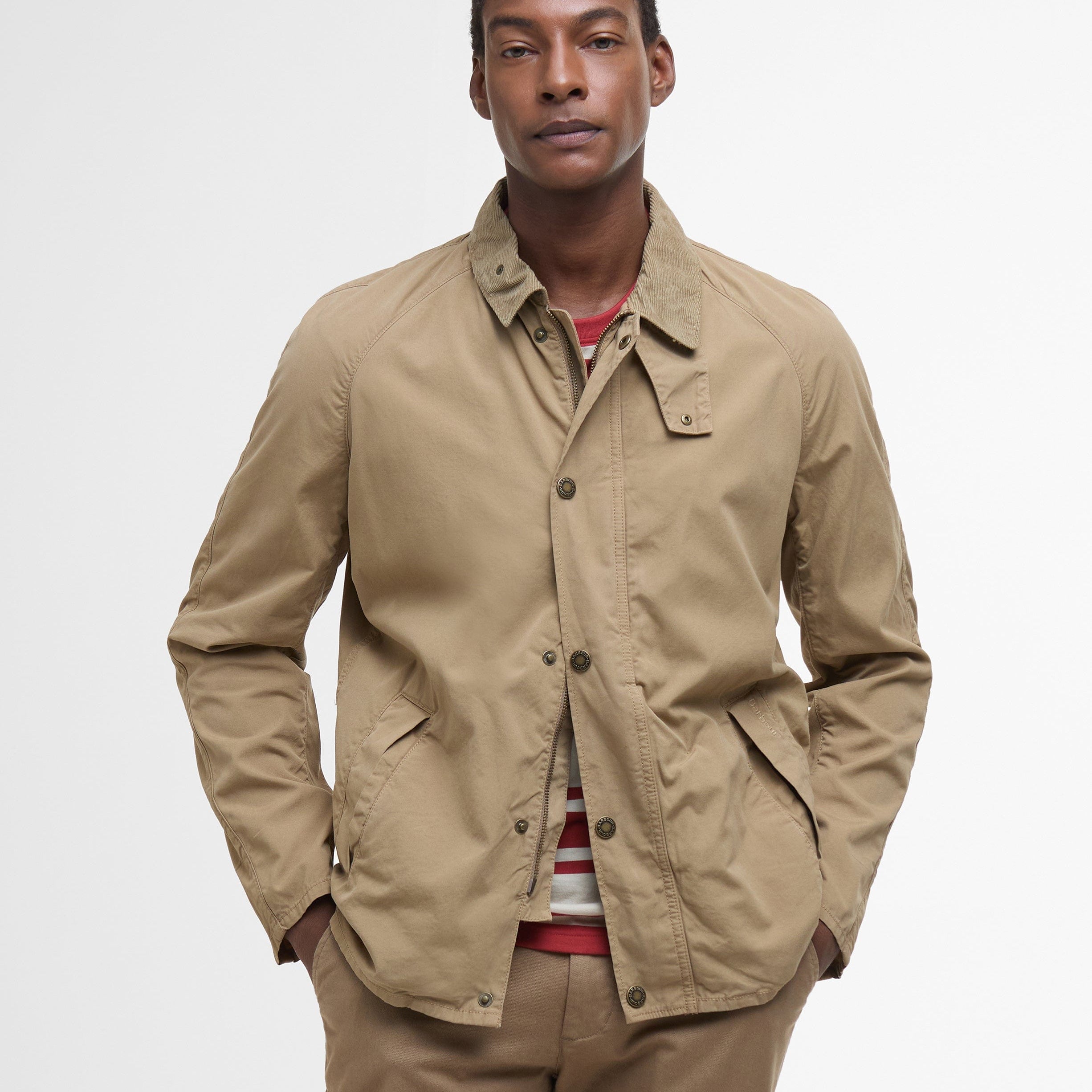 Barbour Outerwear Tracker Casual Jacket - Washed Stone