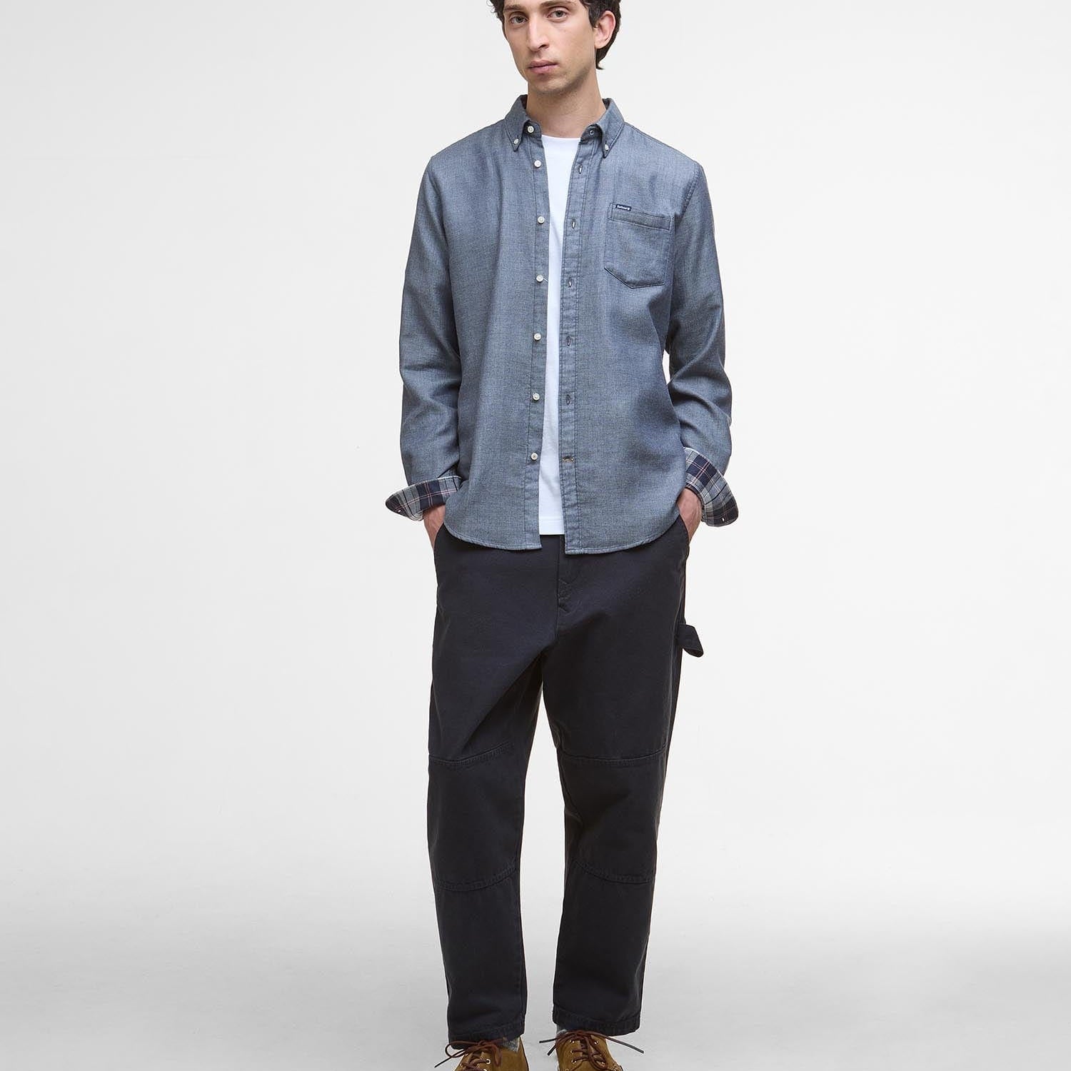Barbour Sport Shirts DARK NAVY / S Buckley Tailored Long-Sleeved Shirt