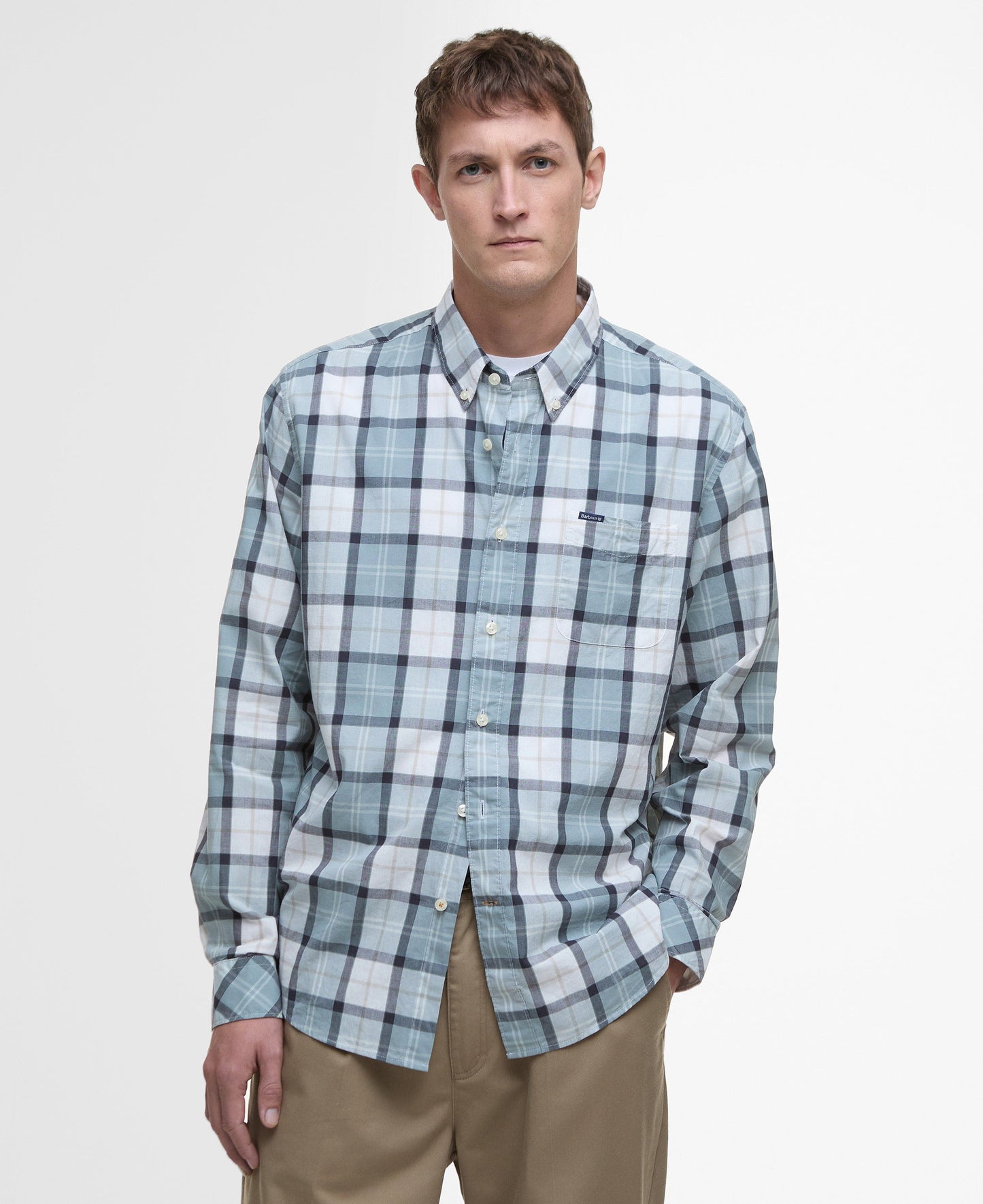 Barbour Sport Shirts Laggon Tartan Relaxed Long-Sleeved Shirt - Northshore Tartan