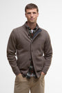 Barbour Sweaters DARK STONE / S Essential Elbow-Patch Cardigan