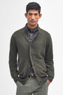 Barbour Sweaters SEAWEED / S Essential Elbow-Patch Cardigan
