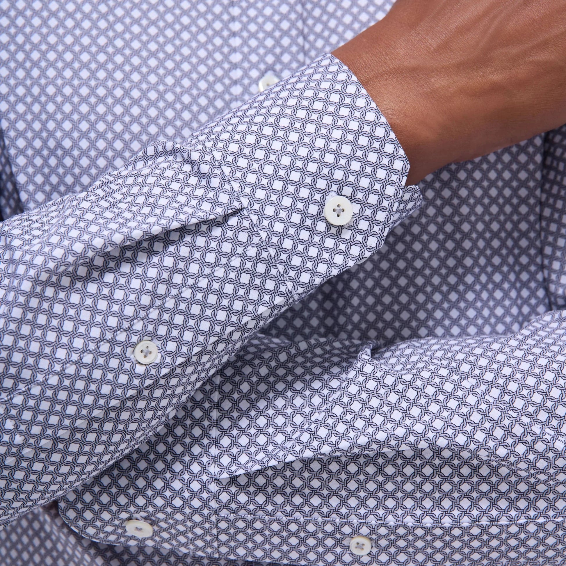 Bugatchi Dress Shirts Jules Geometric OoohCotton® Shirt