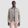 Bugatchi Flannels & Overshirts 085 / M Twill-Effect Knit Overshirt