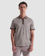 Bugatchi Polos 217 / S Pin Check Quarter Zip Polo