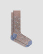 Bugatchi Socks Sailboat Mid-Calf Socks - Sand