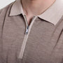 Bugatchi Sweaters Melange Quarter Zip Polo Sweater