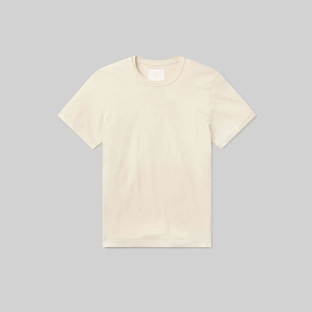 Citizens of Humanity T-Shirts Everyday Short Sleeve Tee - Ecru