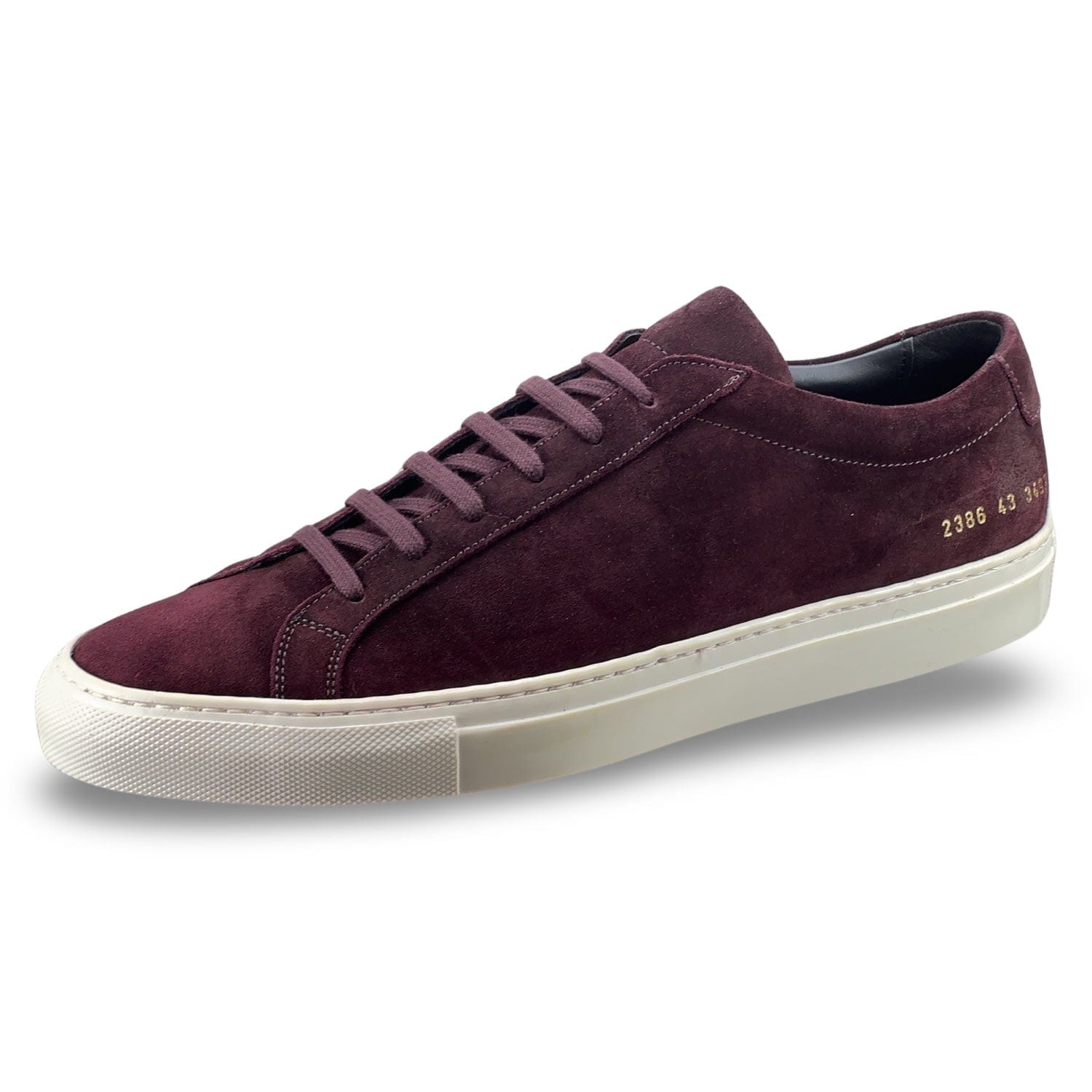 Common Projects Shoes Achilles Waxed Suede Sneaker