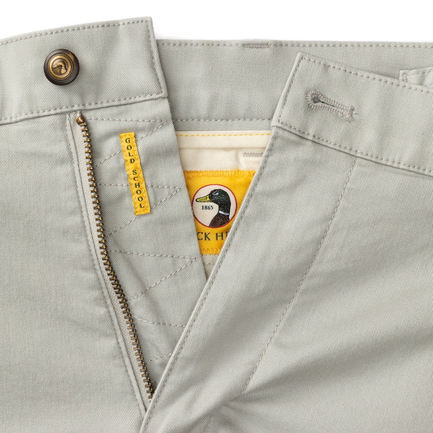 Duck Head Chinos Gold School Chino - Greystone