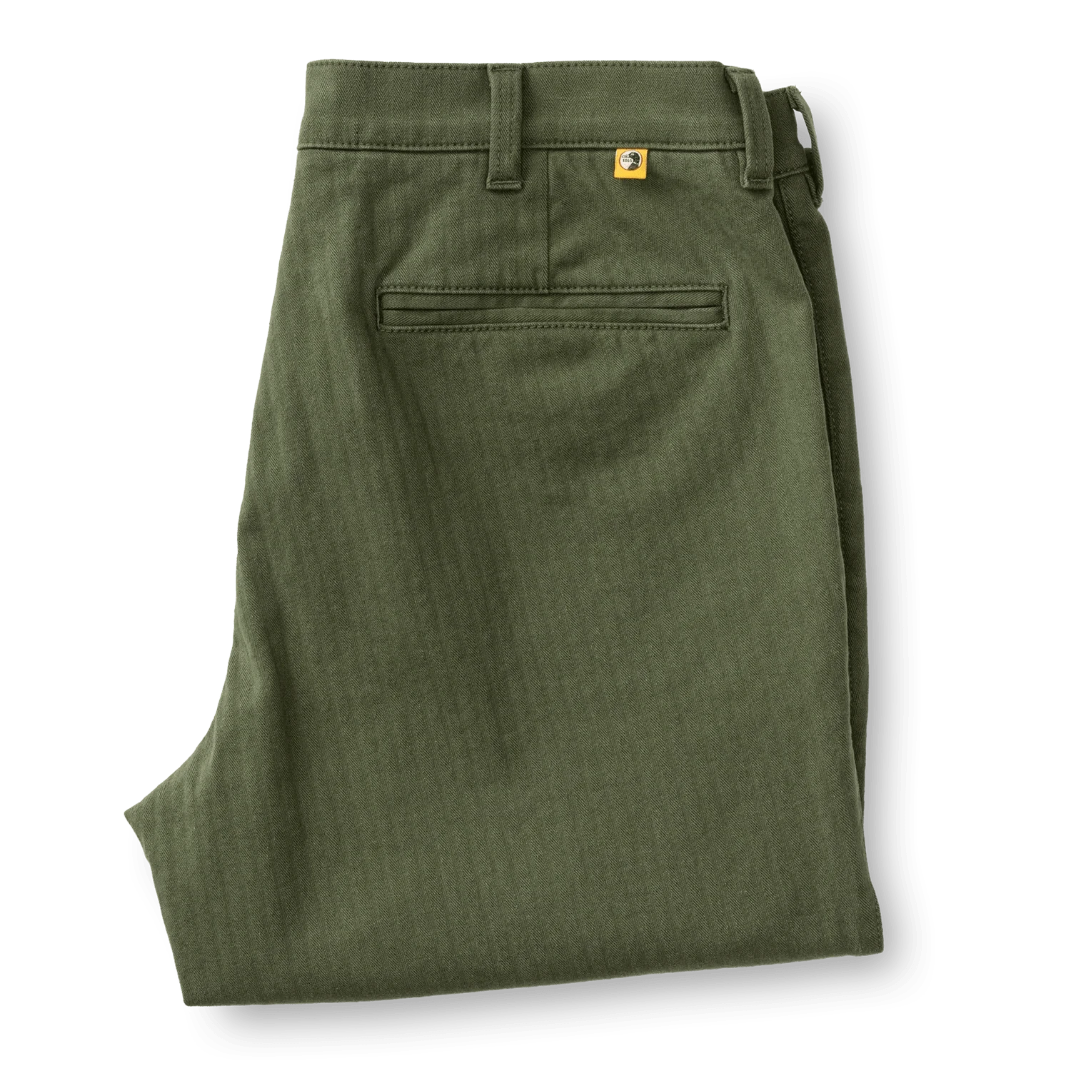 Duck Head Chinos Wool Herringbone Gold School Chino