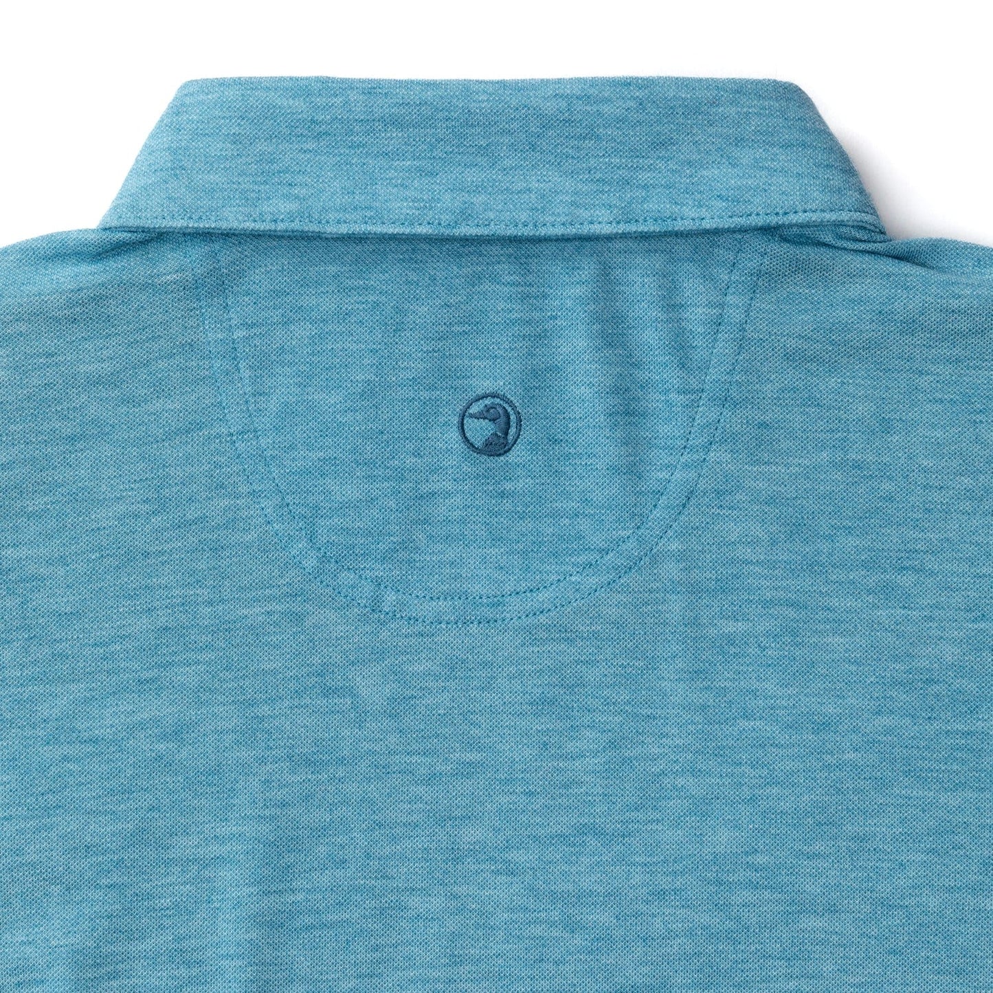 Duck Head Polos Summerford Performance Pique Polo - Sail Blue Heather