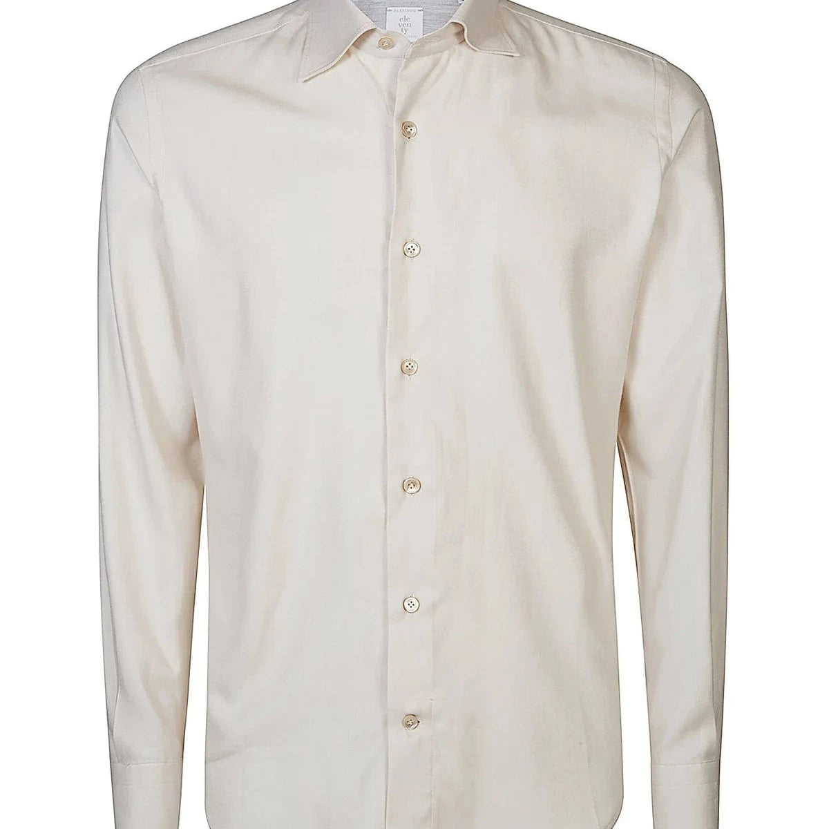 Eleventy Milano Dress Shirts ML Shirt Italian Collar - Sand
