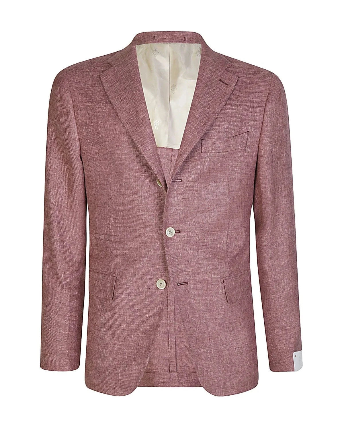 Eleventy Milano Sport Coats Thread Texture Jacket - Grape