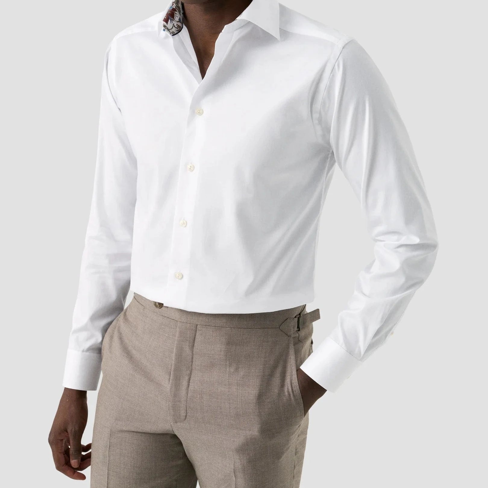 ETON Dress Shirts 00 / 39 Slim Floral Effect Signature Twill Shirt