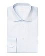 Eton Dress Shirts Slim Fit Light Blue Elevated Twill Dress Shirt