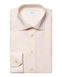 Eton Dress Shirts Slim Fit Yellow Twill Dress Shirt